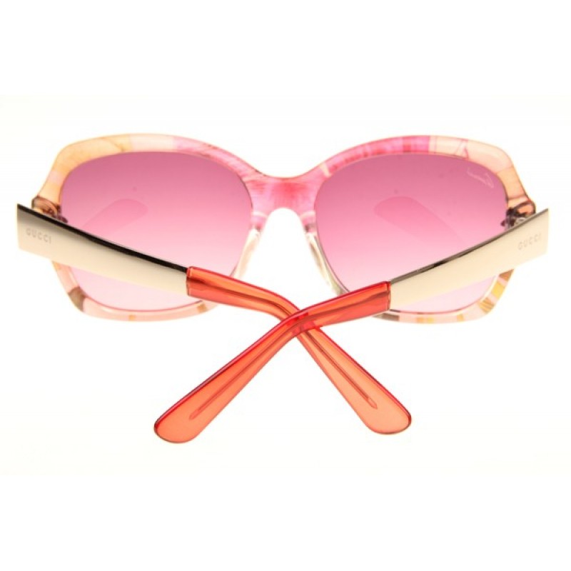 Gucci GG0359S Sunglasses In Gold Gradient Pink