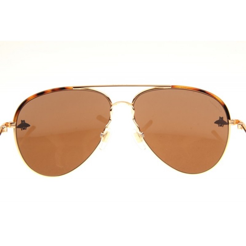 Gucci GG0338S Sunglasses In Tortoise Gold Brown