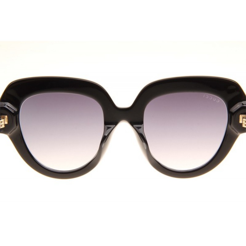 Gucci GG0308S Sunglasses In Black Gradient Grey