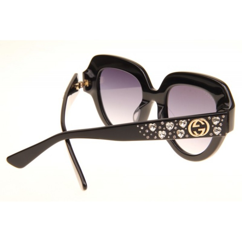 Gucci GG0308S Sunglasses In Black Gradient Grey