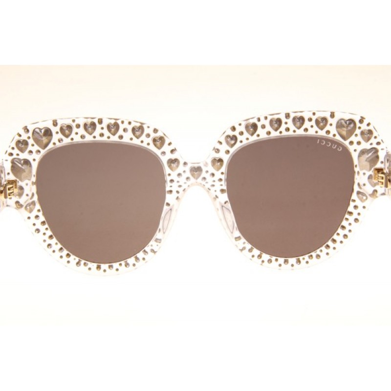 Gucci GG0308S Sunglasses In Transparent