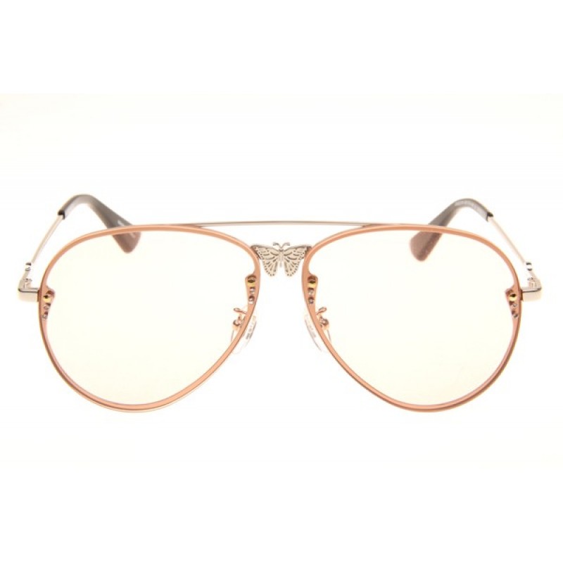 Gucci GG2218 Sunglasses In Gold Pink