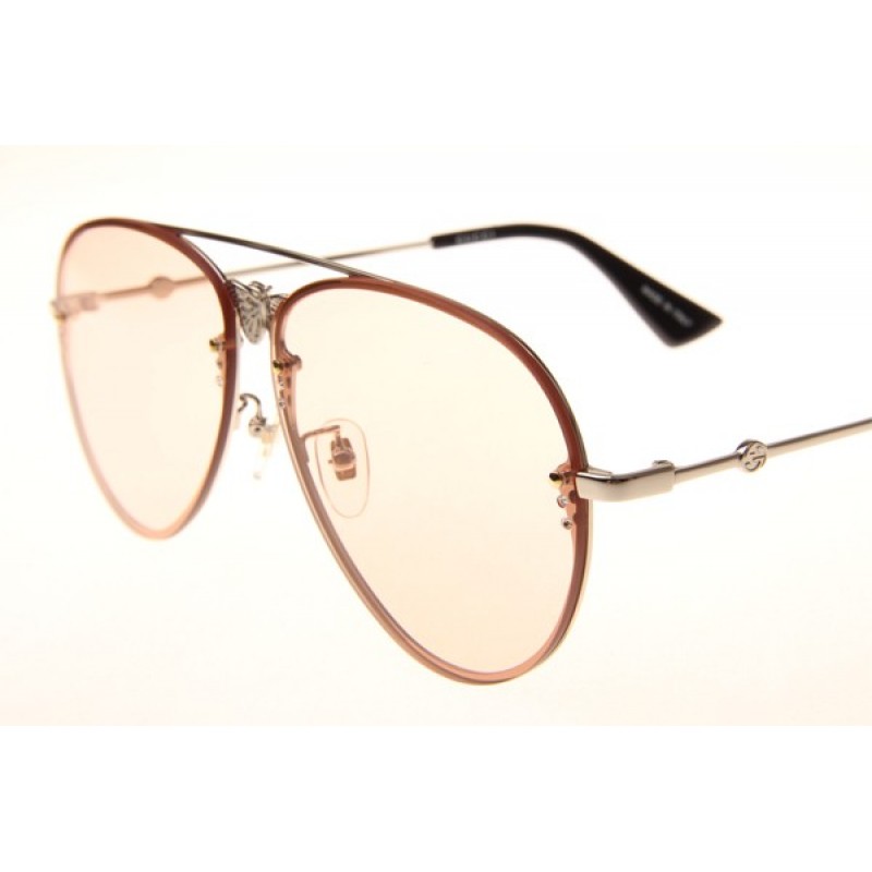 Gucci GG2218 Sunglasses In Gold Pink