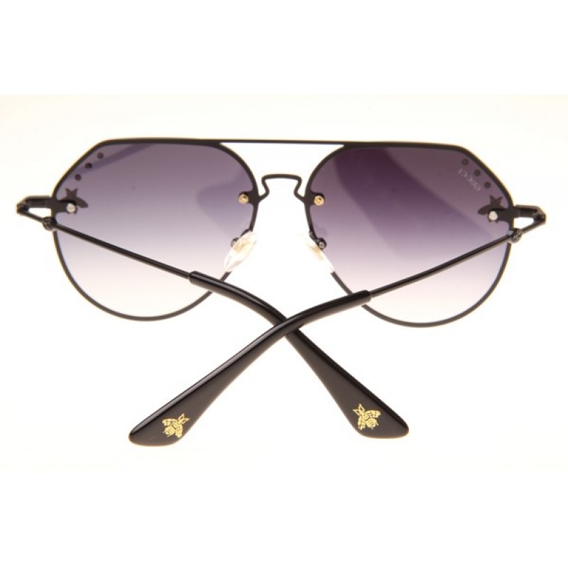 Gucci GG2268 Sunglasses In Black Gradient Grey