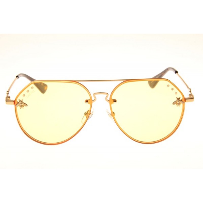 Gucci GG2268 Sunglasses In Gold Yellow