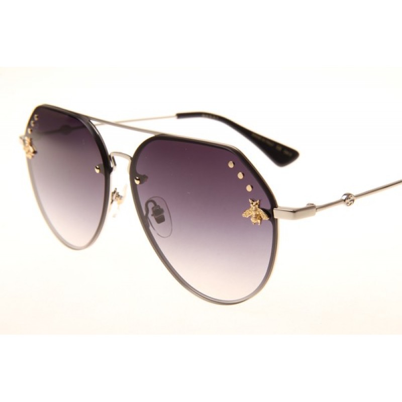 Gucci GG2268 Sunglasses In Silver Gradient Grey
