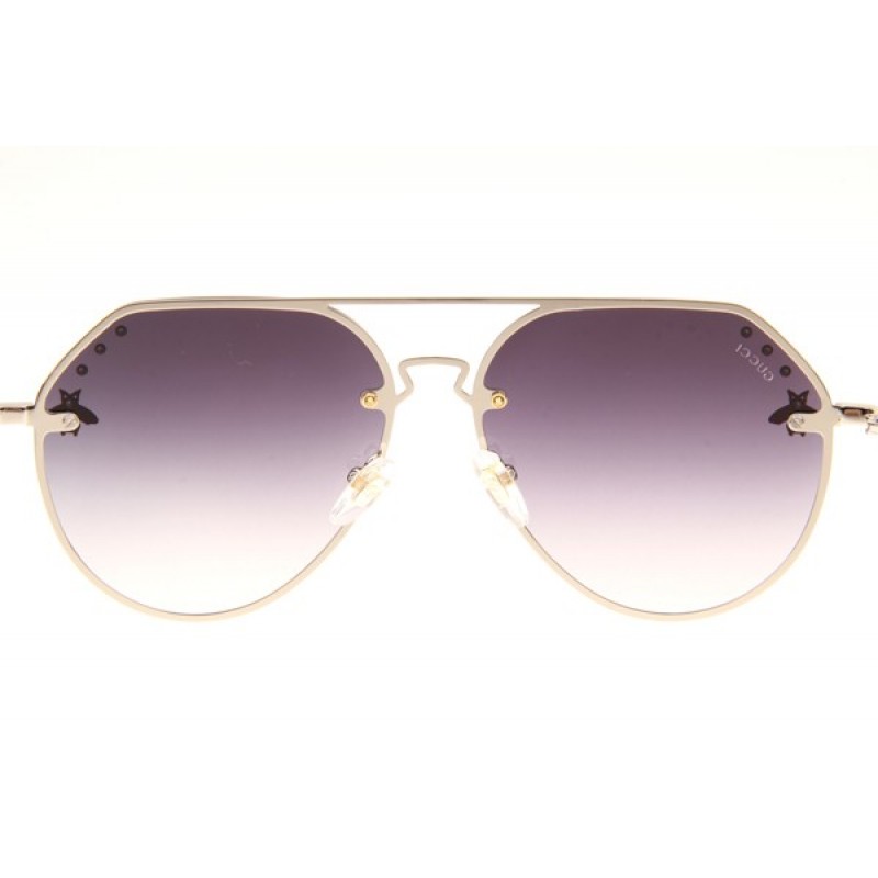 Gucci GG2268 Sunglasses In Silver Gradient Grey