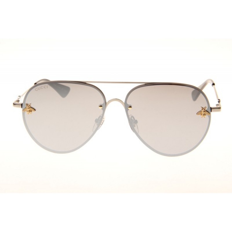 Gucci GG2201 Sunglasses In Silver Mirror