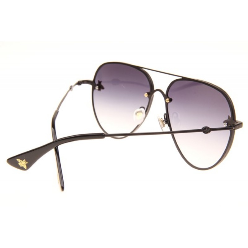 Gucci GG2201 Sunglasses In Black Gradient Grey