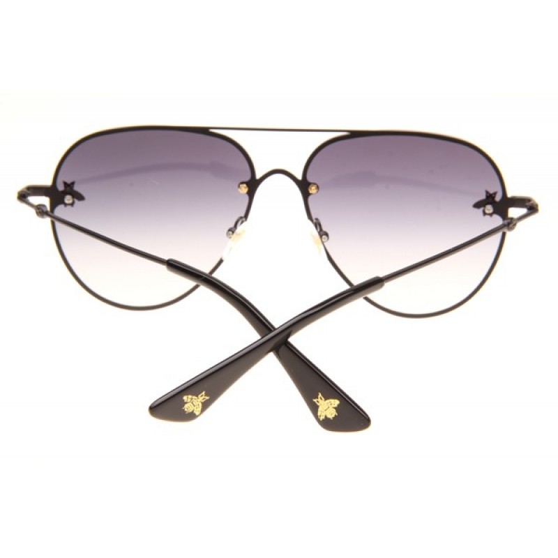 Gucci GG2201 Sunglasses In Black Gradient Grey