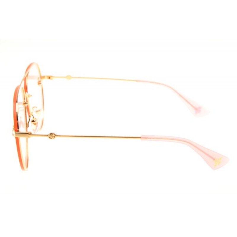 Gucci GG2201 Sunglasses In Gold Pink