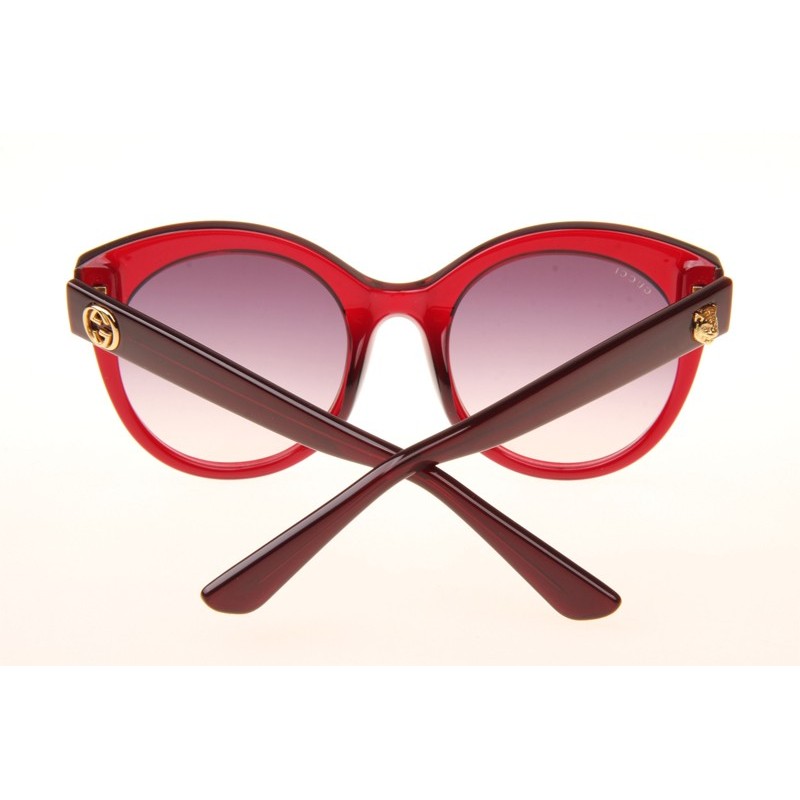 Gucci GG0028SA Sunglasses In Red