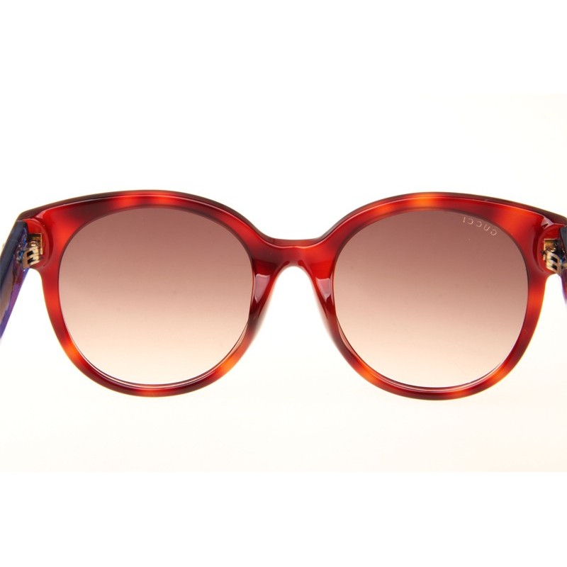 Gucci GG0035S Sunglasses In Tortoise Blue