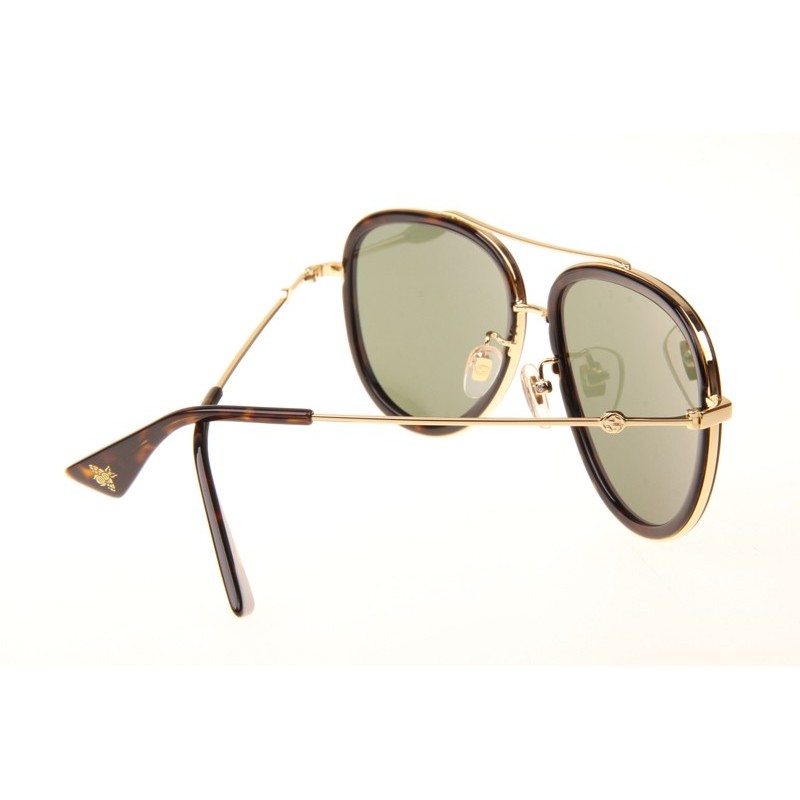 Gucci GG0062S Sunglasses In Tortoise Green