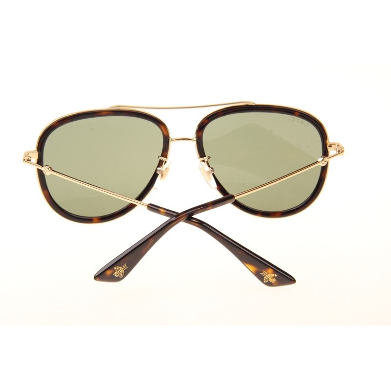 Gucci GG0062S Sunglasses In Tortoise Green