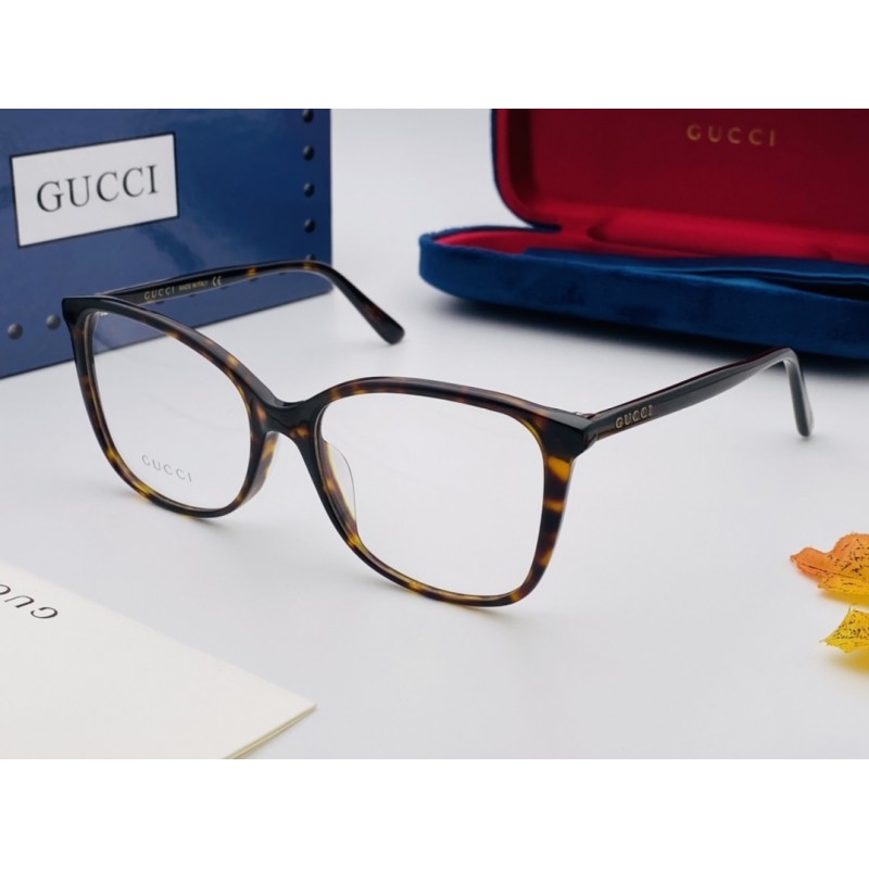 Gucci GG0026O Eyeglasses in Tortoise
