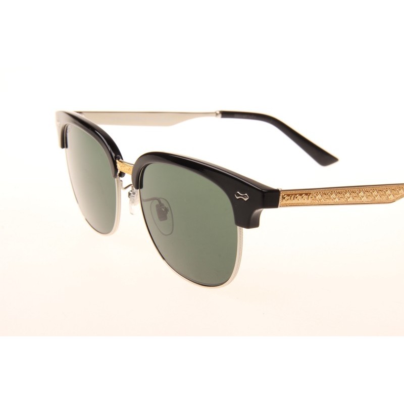 Gucci GG0051S Sunglasses In Black Gold