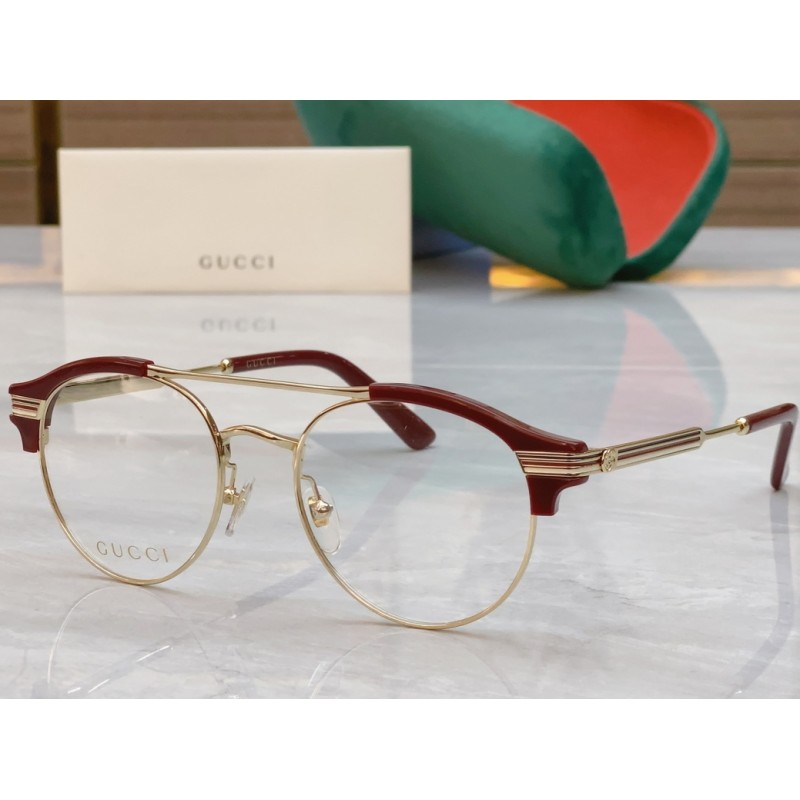 Gucci GG0241O Eyeglasses in Gold Red