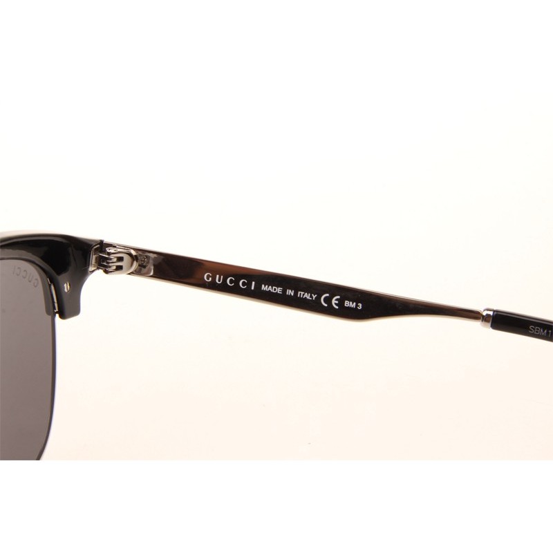 Gucci GG0051S Sunglasses In Black Silver