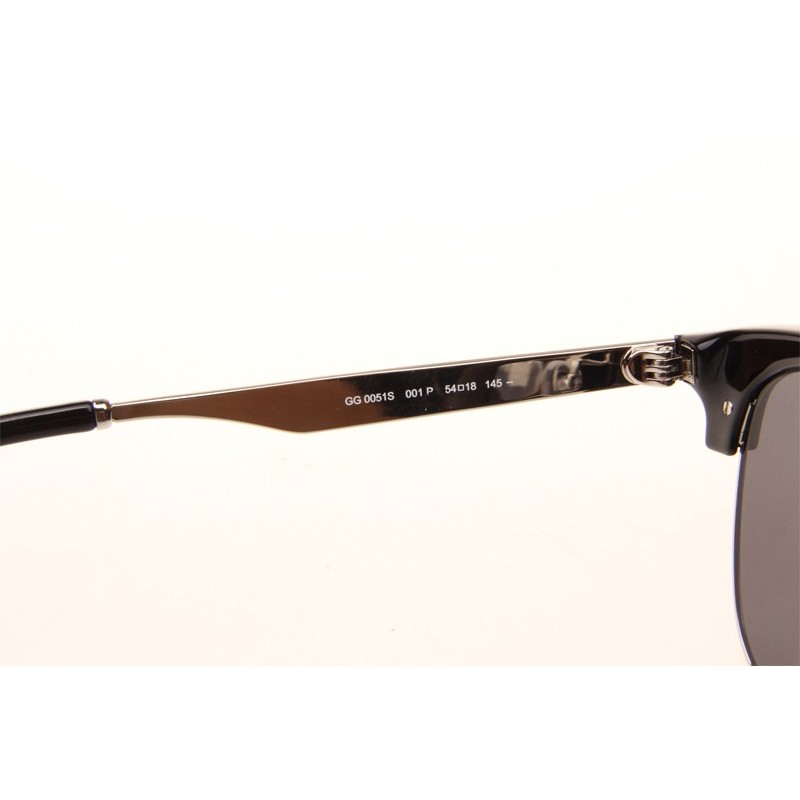 Gucci GG0051S Sunglasses In Black Silver