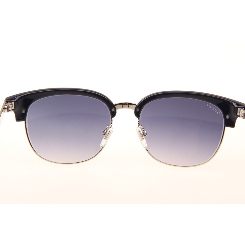 Gucci GG0051S Sunglasses In Blue Silver