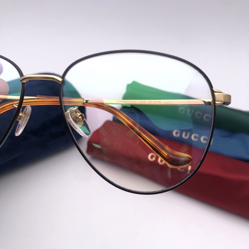 Gucci GG0577OA Eyeglasses in Black Gold