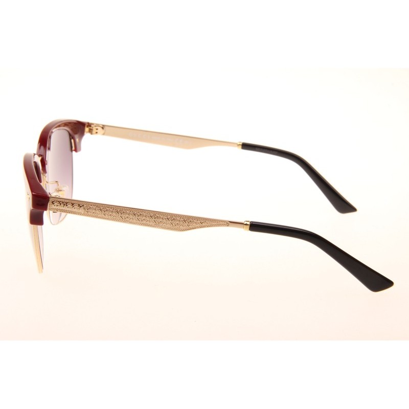 Gucci GG0051S Sunglasses In Red Gold