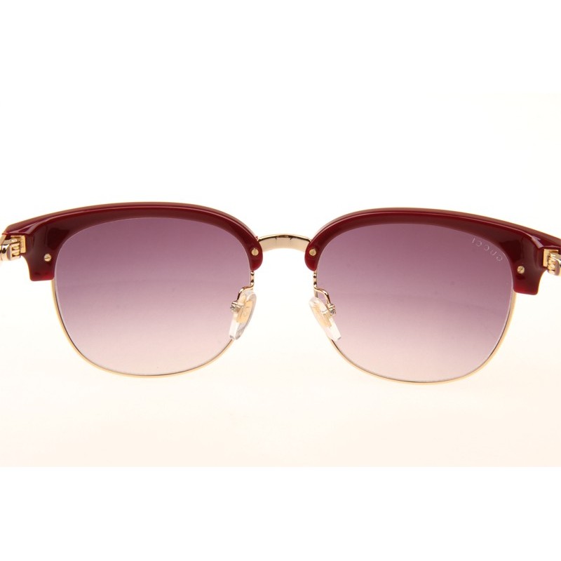 Gucci GG0051S Sunglasses In Red Gold