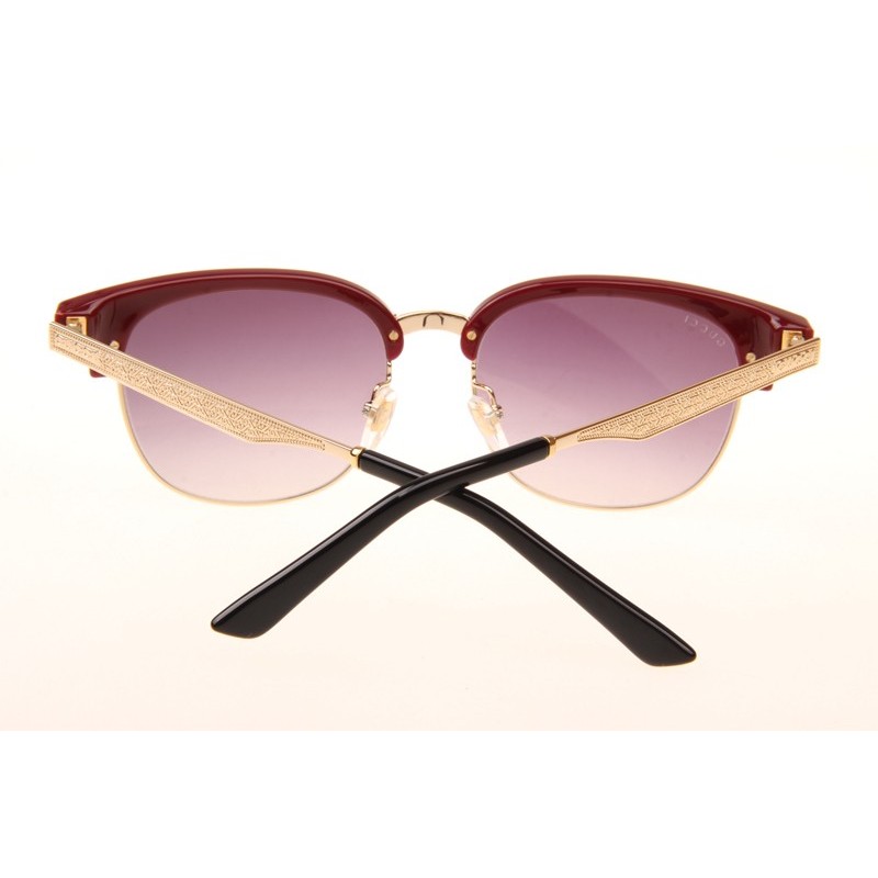 Gucci GG0051S Sunglasses In Red Gold