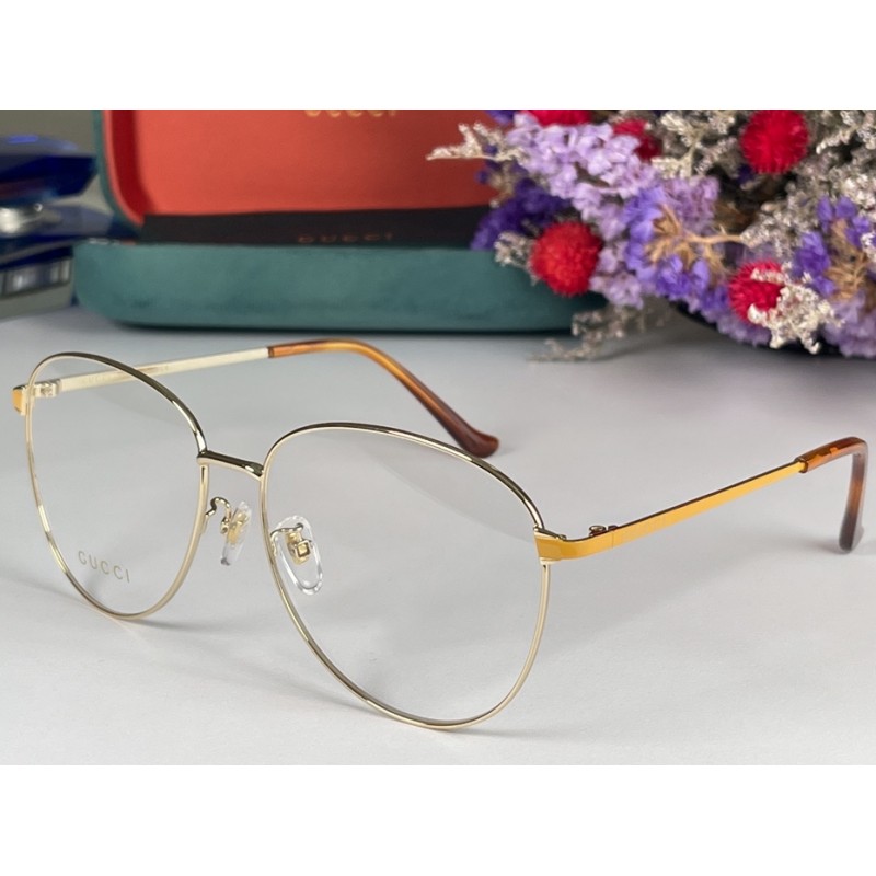Gucci GG0577OA Eyeglasses in Gold Brown