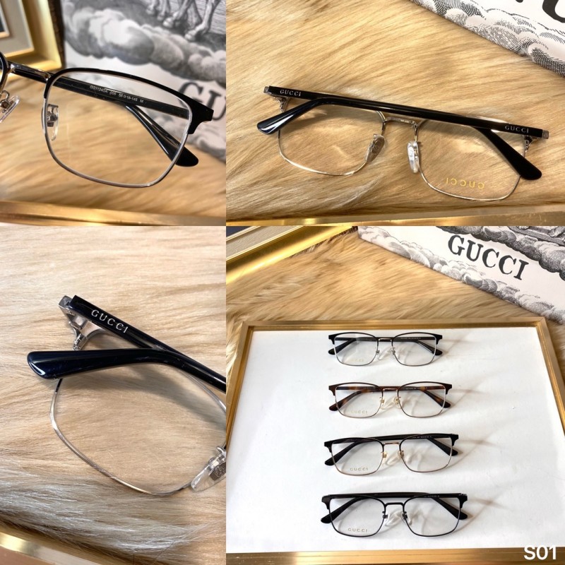Gucci GG1124 Eyeglasses in Silvery Black