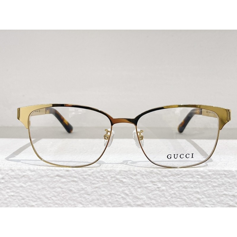 Gucci GG1291 Eyeglasses in Gold Tortoise