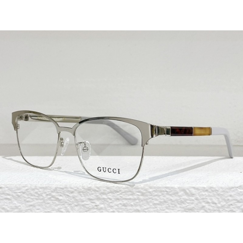Gucci GG1291 Eyeglasses in Silvery White