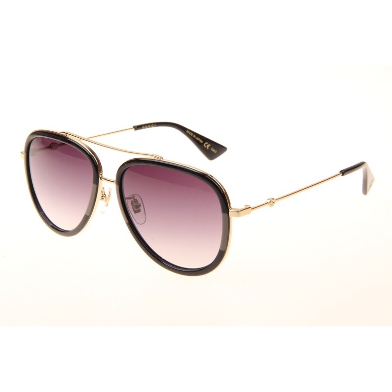 Gucci GG0062S Sunglasses In Black Gradient Grey