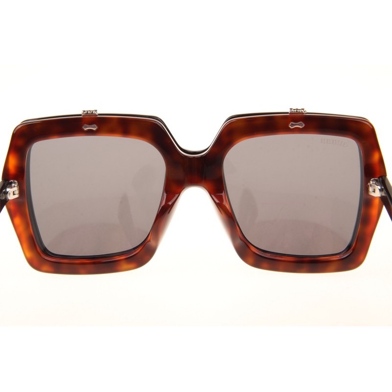 Gucci GG0088S Sunglasses In Black Tortoise