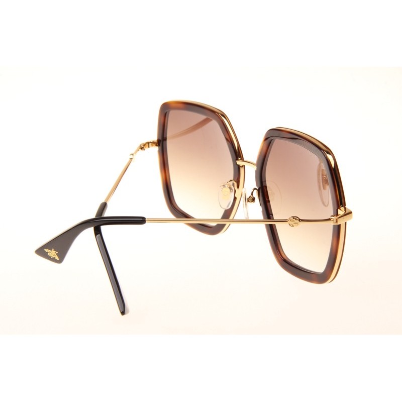 Gucci GG0106S Sunglasses In Tortoise