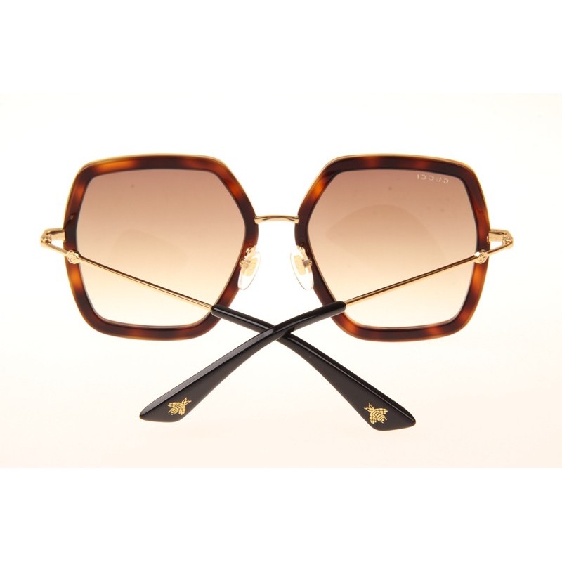 Gucci GG0106S Sunglasses In Tortoise