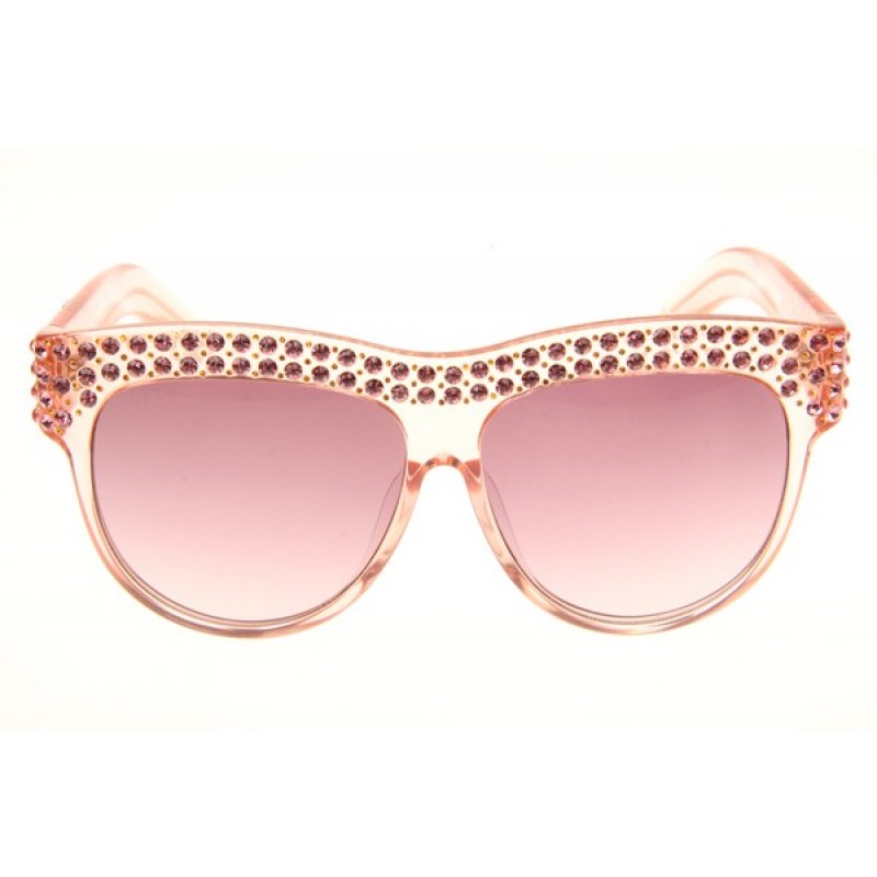 Gucci GG0147S Sunglasses In Pink