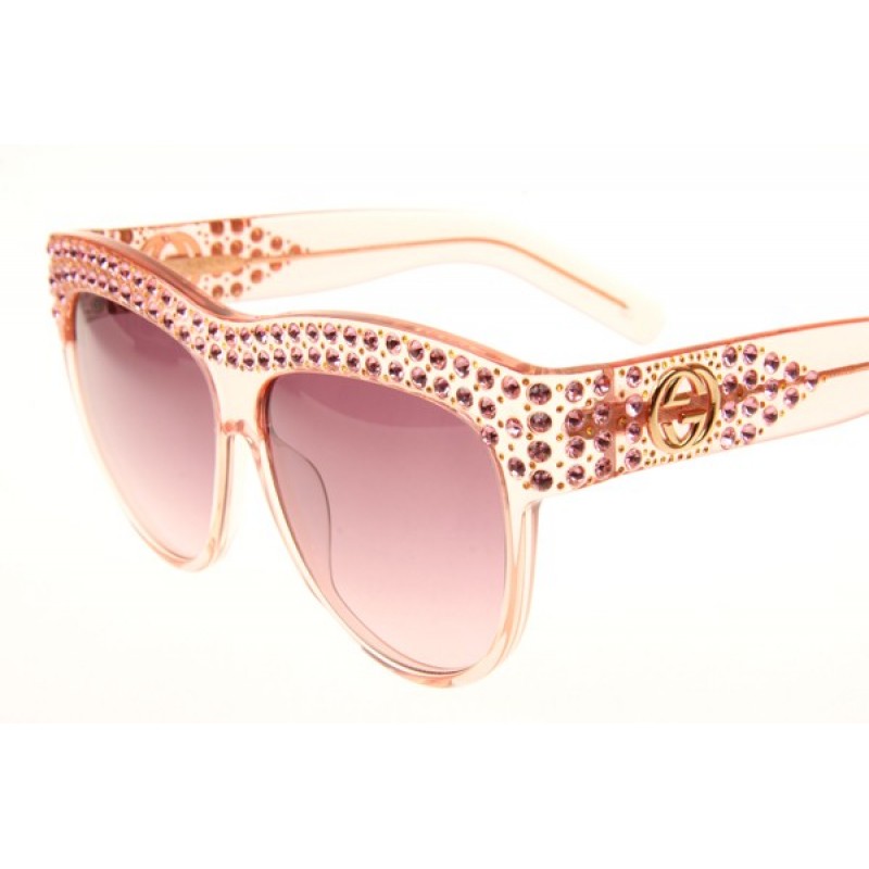 Gucci GG0147S Sunglasses In Pink