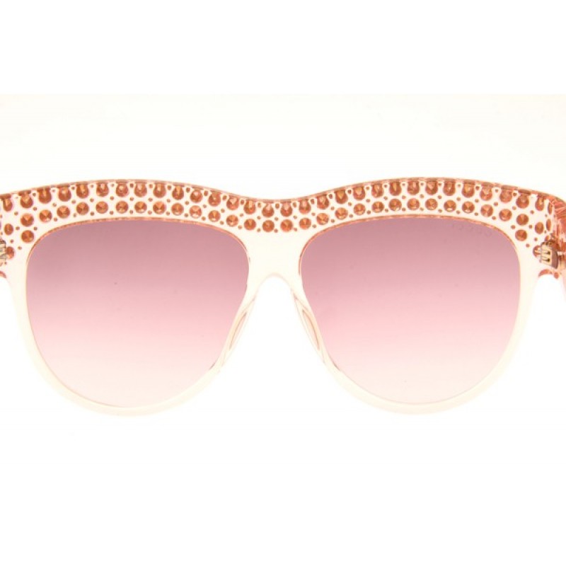 Gucci GG0147S Sunglasses In Pink