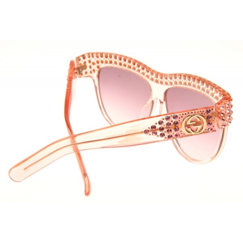 Gucci GG0147S Sunglasses In Pink