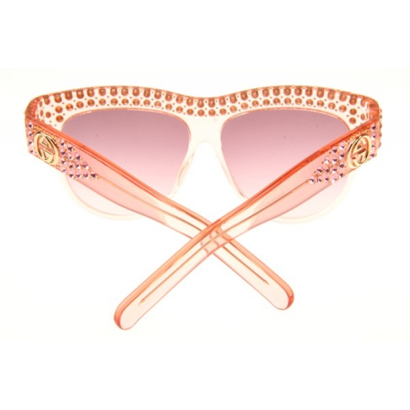 Gucci GG0147S Sunglasses In Pink