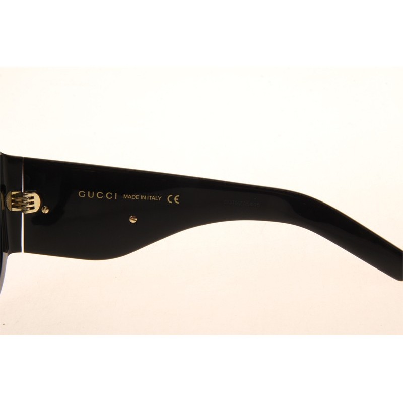 Gucci GG0152S Sunglasses In Black Gradient Green