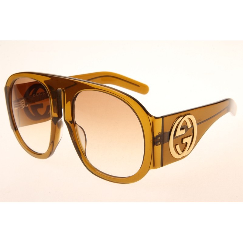 Gucci GG0152S Sunglasses In Brown