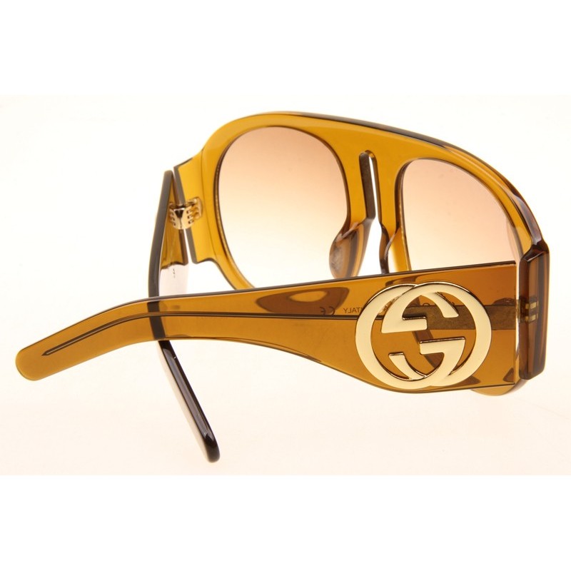 Gucci GG0152S Sunglasses In Brown