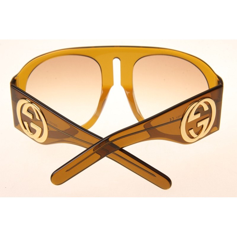 Gucci GG0152S Sunglasses In Brown