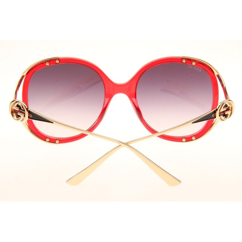 Gucci GG0226S Sunglasses In Red
