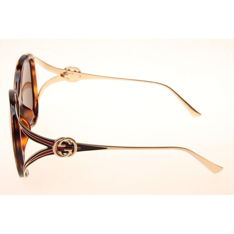Gucci GG0226S Sunglasses In Tortoise Brown