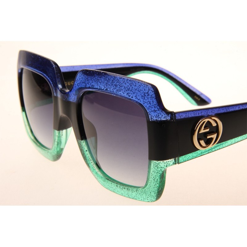 Gucci GG0288S Sunglasses In Blue Green