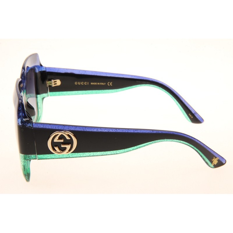 Gucci GG0288S Sunglasses In Blue Green